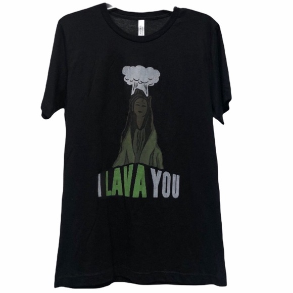 Bella Canvas Tops - I Lava You Disney Lava Film Tee, Uku and Lele, Volcano Medium